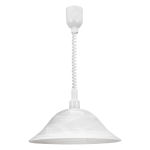 ΚΡΕΜΑΣΤΟ Μονόφωτο-ZUG  Ø 380 Λευκό 'ALESSANDRA' EGLO 3355