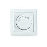 Διακόπτης Dimmer Απλός Λευκός 600W Daria