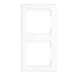 Πλαίσιο Διακοπτών Διπλό Κάθετο Λευκό Daria Mutlusan-6010192