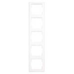 Πλαίσιο Διακοπτών Πενταπλό Κάθετο Λευκό Daria Mutlusan-6010195/1