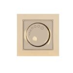 Ρεοστάτης για LED Αλλέ-Ρετούρ 300VA Elitra Plus Steel Μέταλλο Steel Satin