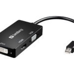 Sandberg Adapter MiniDP>HDMI+DVI+VGA