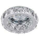 Σποτ Χωνευτό Σταθερό Κρύσταλλο Σκαλιστό Στρογγυλό 50mm CR-773 Elmark 925773R/CL