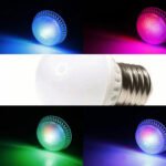 Λάμπα Globe Led 1W E27 RGB 25 Lumens