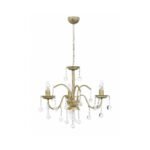 BISTRO/3L WHITE BRONZE ΠΟΛΥΦΩΤΟ Ε14 ΚΕΡΙ ΜΕ ΚΡΥΣΤΑΛΛΑ Heronia 01-0317