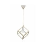 Φωτιστικό Οροφής Μονόφωτο Μεταλλικό KYVOS 1/L WHITE-BRONZE 34-0290