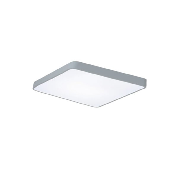 InLight Πλαφονιέρα οροφής LED 96W 3CCT (by switch on base) από γκρί μέταλλο και ακρυλικό D:50cm (42034-Gray)