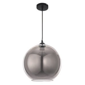 InLight Κρεμαστό φωτιστικό από φιμέ γυαλί 1XE27 D:25cm (4355-Β)