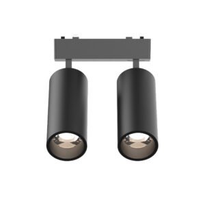 InLight Φωτιστικό LED 2x9W 3CCT για Ultra-Thin μαγνητική ράγα σε μαύρη απόχρωση D:16cmX4