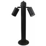 Κολωνάκι Φωτιστικό Εδάφους HERONIA C-01EB KEY 2L BLACK 50cm, 15-0063