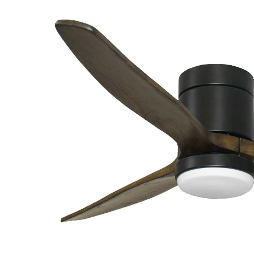 AIRFUN Ανεμιστήρας Οροφής Με Φως Montagna 804023 με Πτερύγια σε Σκούρο Ξύλο 130cm - Image 2