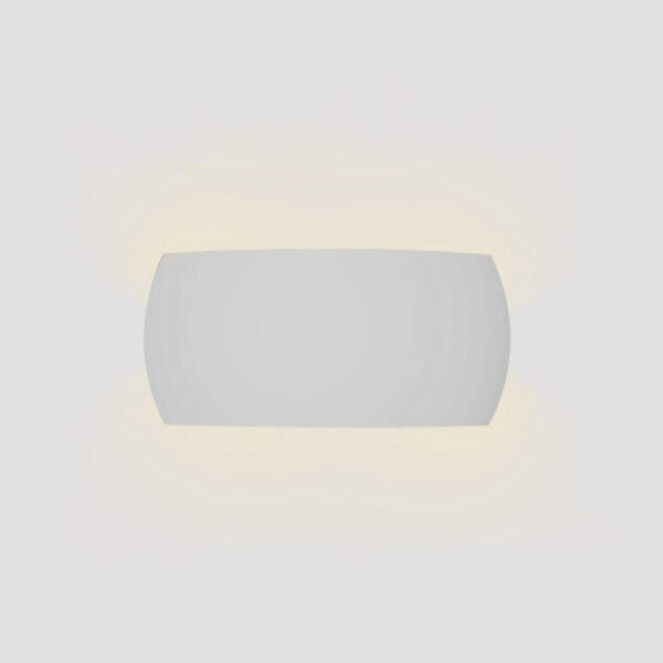 Inlight Επιτοίχιο φωτιστικό λευκό από γύψο 1XE14 D:31cm (43050-White)