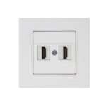 Πρίζα Χωνευτή Διπλή 2xHDMI Rita