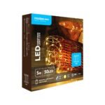 Modee Lighting (50LED/5m/10cm) LED Σειρά Χαλκός για Μπαταρίες  Θερμό Λευκό