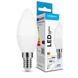Modee LED Κερί C37 7W E14 180° 6000K (700 lumen) ERP