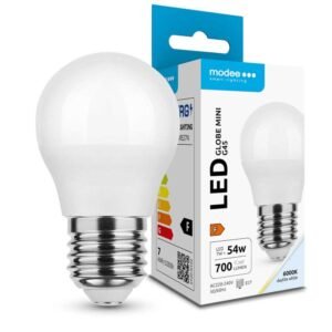 Modee LED Globe Mini G45 7W E27 180° 6000K (700 lumen) ERP