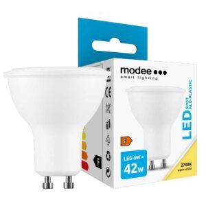 Modee LED Spot Alu-Plastic 6W GU10 110° 2700K (550 lumen) ERP